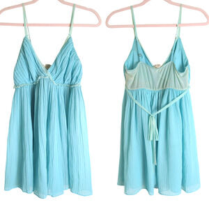 Fairycore Babydoll Slip Dress Lightweight Semi-sheer Women's Size Meduim